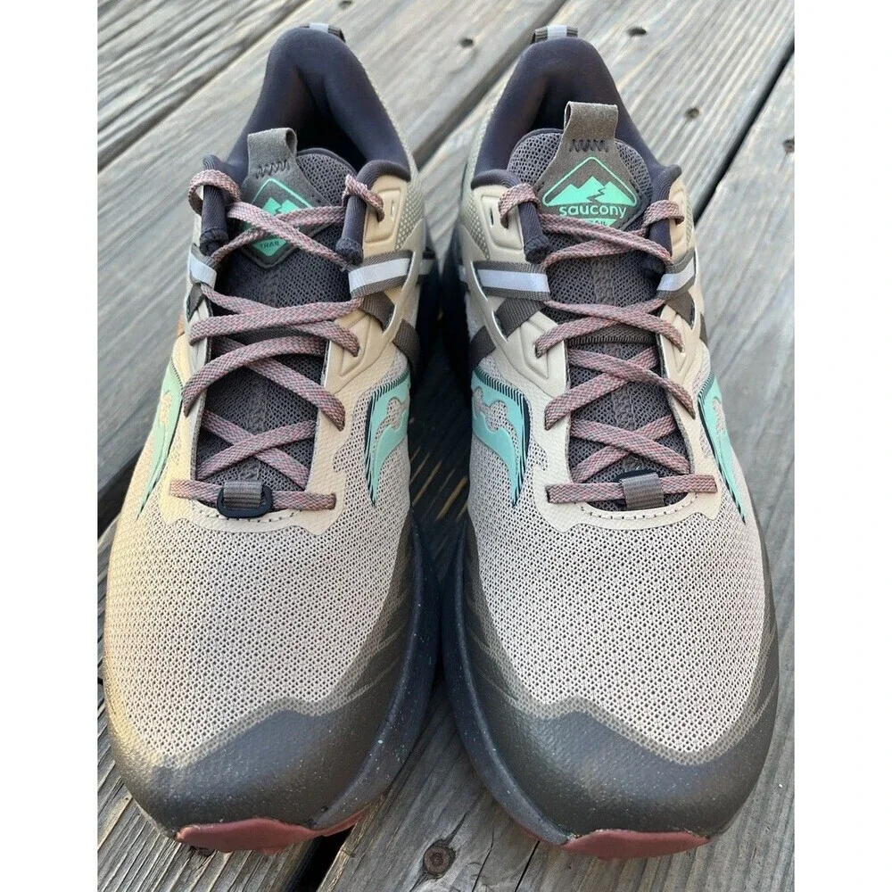 Saucony Ride 15 TR Women’s 9.5 Trail Running Shoes Desert/Sprig